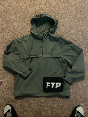 FTP Ripstop Anorak Jacket (Olive)